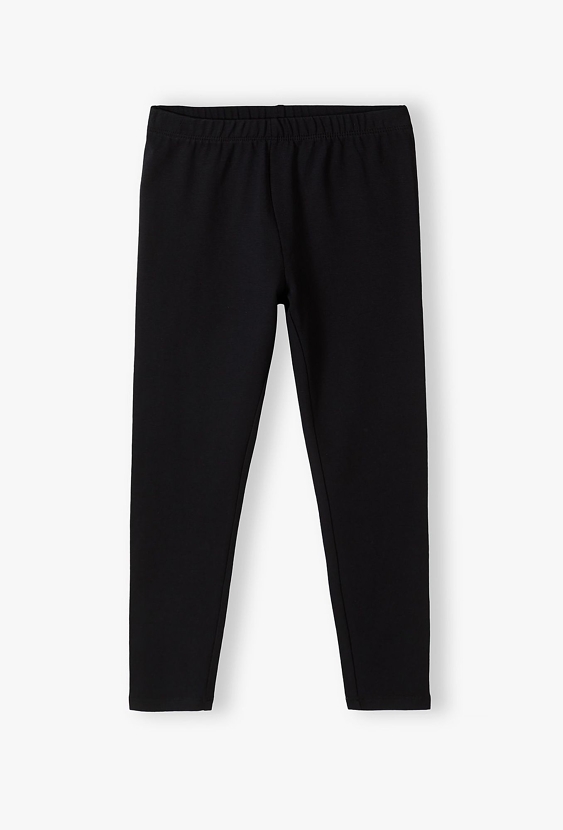 Czarne legginsy dziewczęce