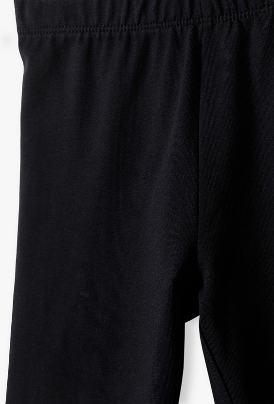 Czarne legginsy dziewczęce