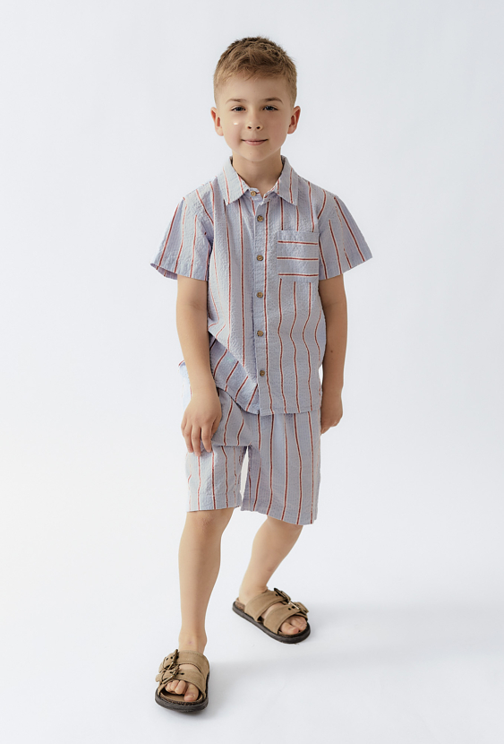 Chłopięce szorty w paski