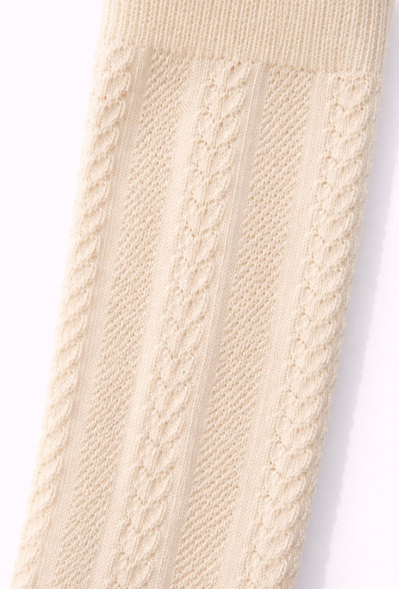 Skarpety dziewczęce 1-pak z ozdobnym splotem