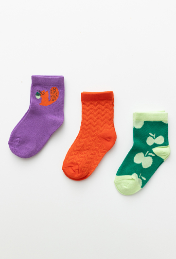Skarpetki dziewczęce 3-pak