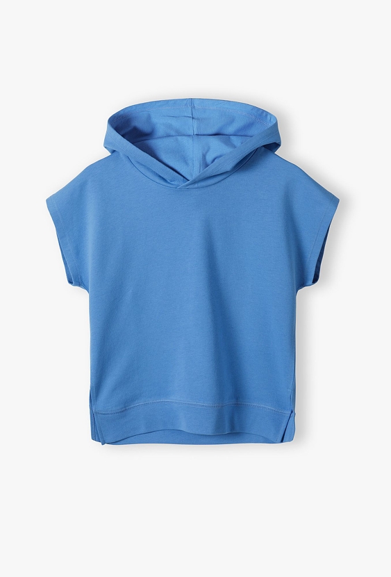 Niebieska bluza z kapturem - niebieski - 5.10.15.