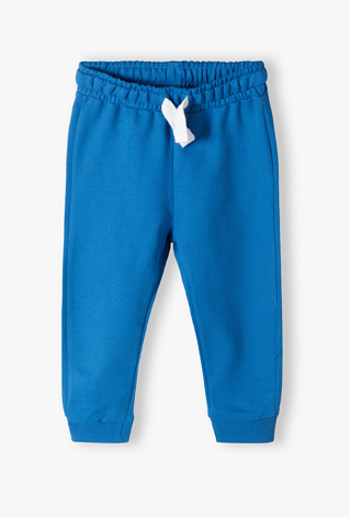 Niebieskie spodnie dresowe dla chłopca
