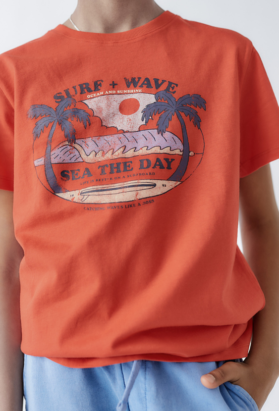 Koszulka z wakacyjnym nadrukiem