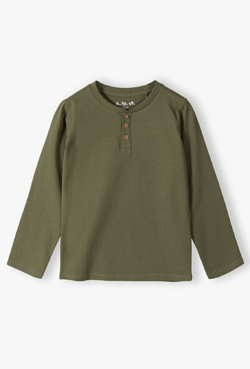 Bawełniana bluzka chłopięca z długim rękawem - 5.10.15.