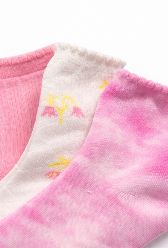 Skarpetki dziewczęce 3-pak