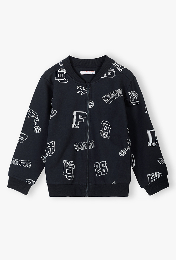 Bluza chłopięca z nadrukiem sportowym