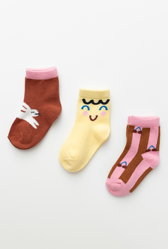 Kolorowe skarpetki 3-pak