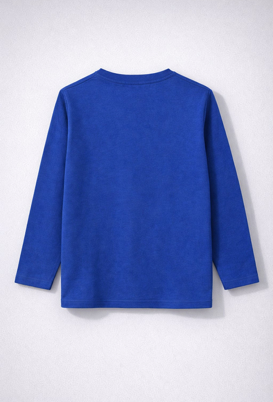 Bluzka z długim rękawem dla chłopca z nadrukiem