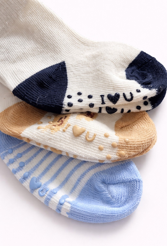 3-pak skarpetek niemowlęcych dla chłopca