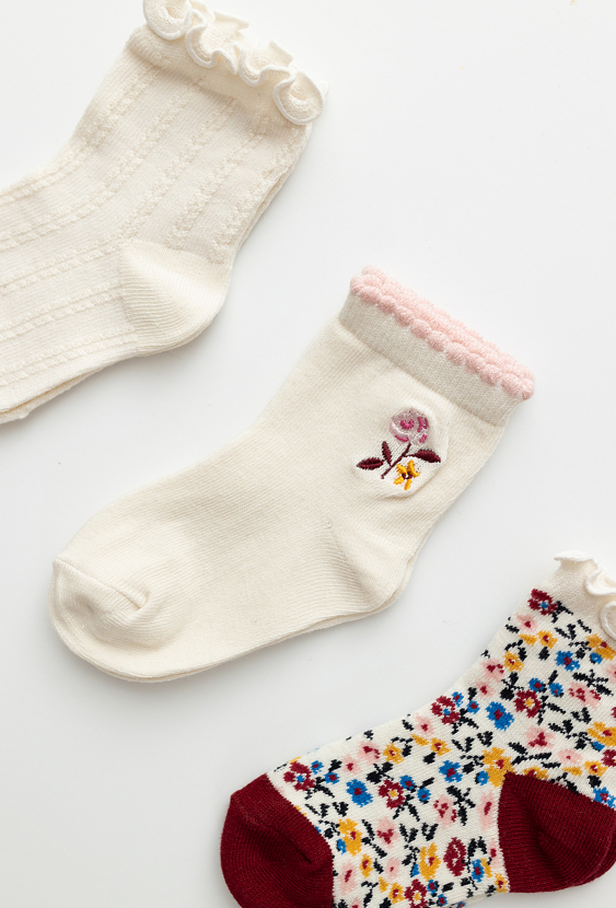 Dziewczęce skarpetki 3-pak