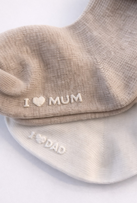 Skarpetki niemowlęce dla dziewczynki – 2 pak