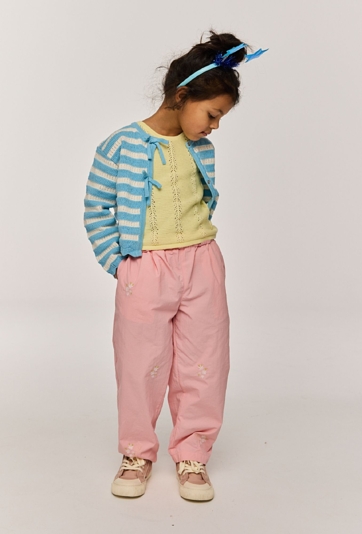 Haremki dla dziewczynki –  haftowane kwiaty