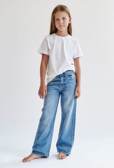 Spodnie jeansowe wide leg
