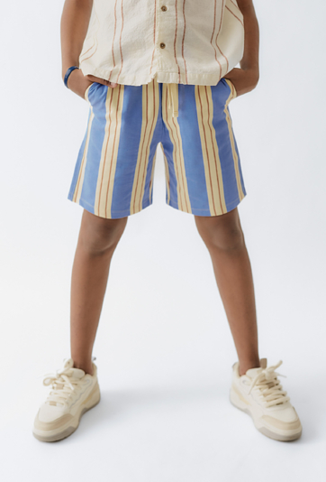 Szorty chłopięce w pasy