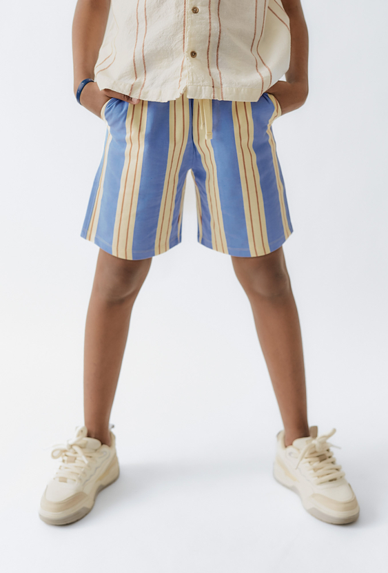Szorty chłopięce w pasy
