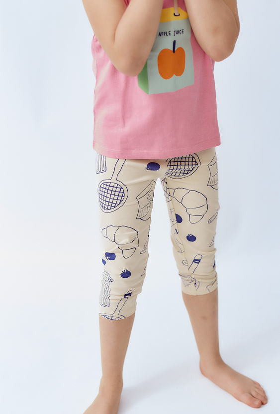 Dziewczęce legginsy 3/4