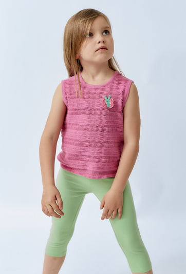 Dziewczęce legginsy 3/4