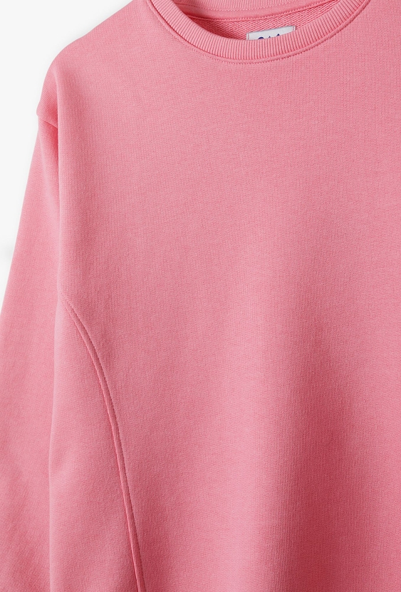 Różowa dresowa bluza dziewczęca - Limited Edition