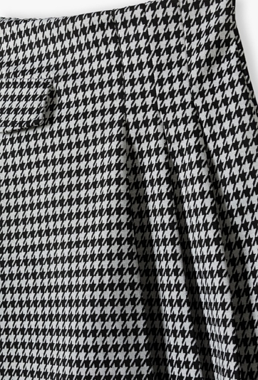 Elegancka plisowana spódnica dziewczęca w pepitkę