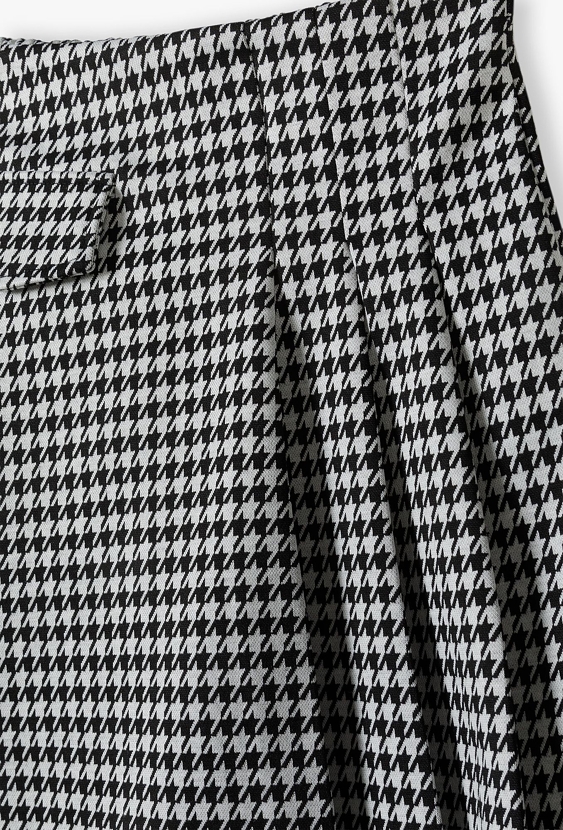 Elegancka plisowana spódnica dziewczęca w pepitkę