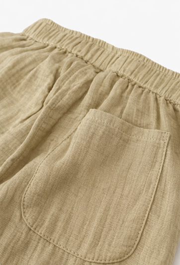 Muślinowe joggery barrel