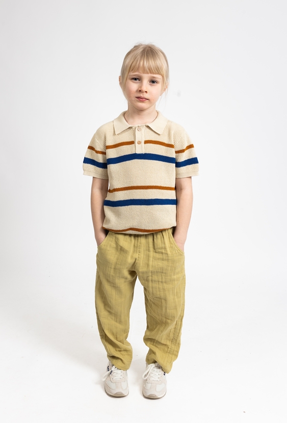 Muślinowe joggery barrel