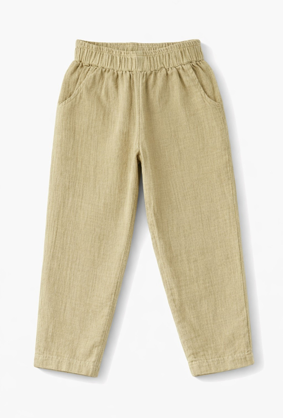 Muślinowe joggery barrel