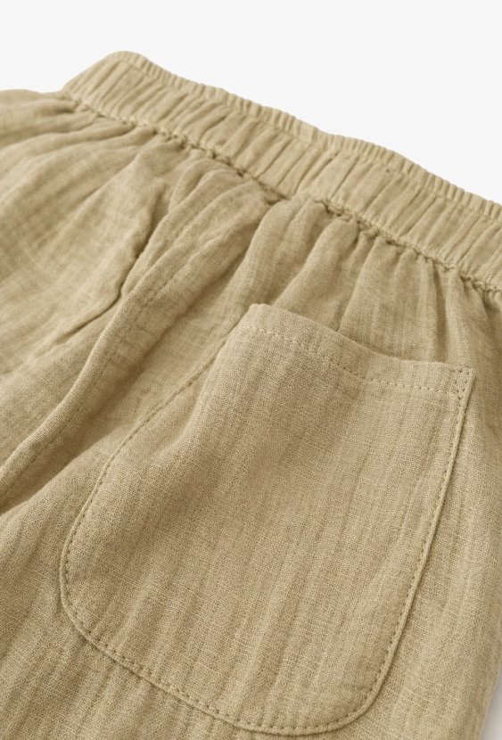 Muślinowe joggery barrel