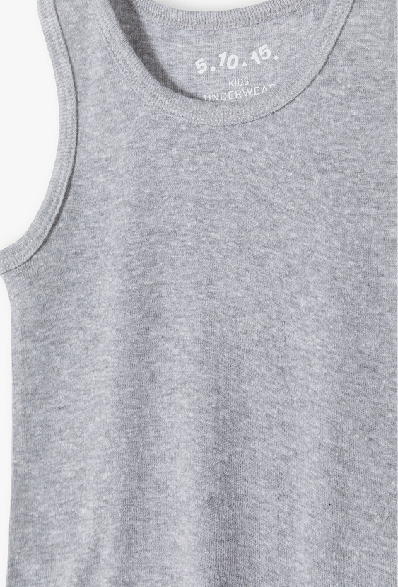 Zestaw 2 podkoszulek chłopięcych bez rękawów