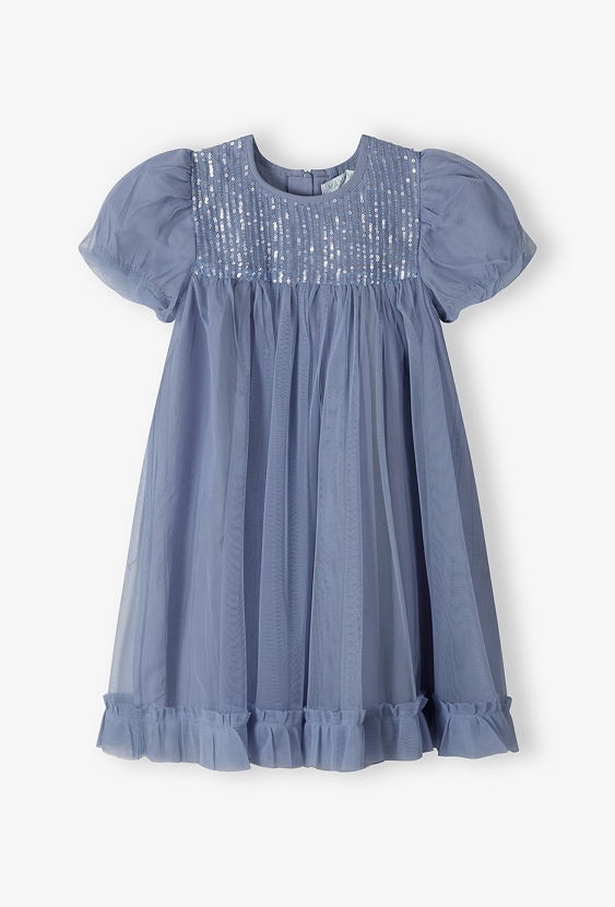 Elegancka tiulowa sukienka dla dziewczynki - 5.10.15.