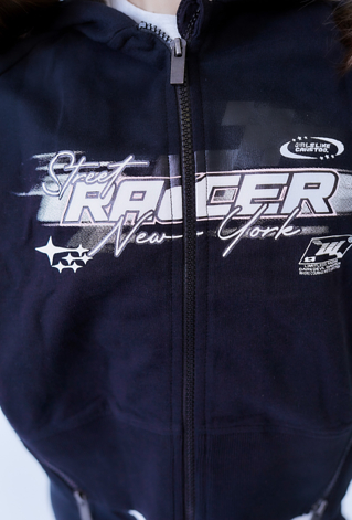 Czarna bluza dziewczęca z kapturem - Limited Edition