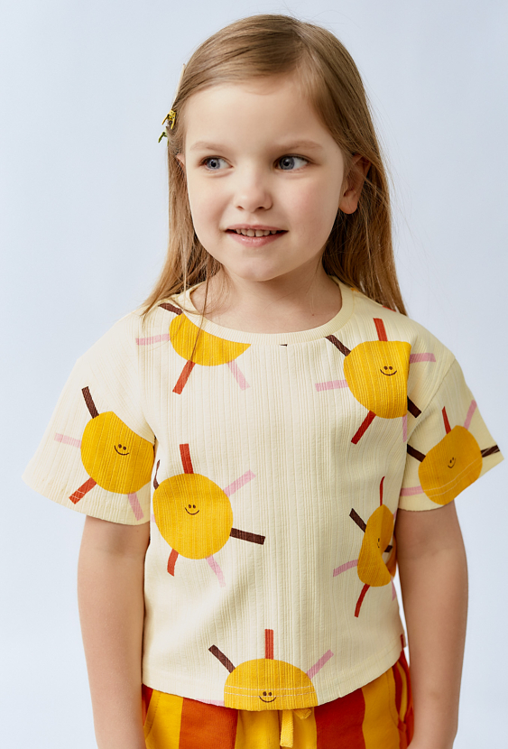 Koszulka dziewczęca w słońca