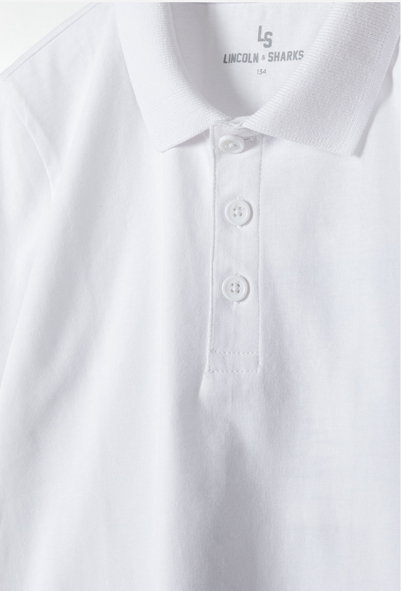 Koszulka polo chłopięca z krótkim rękawem