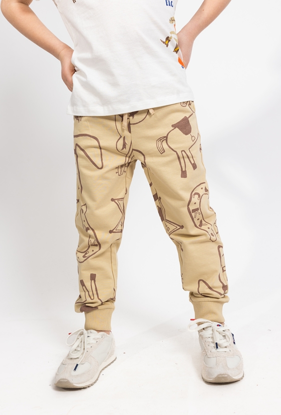 Spodnie dresowe chłopięce z nadrukiem