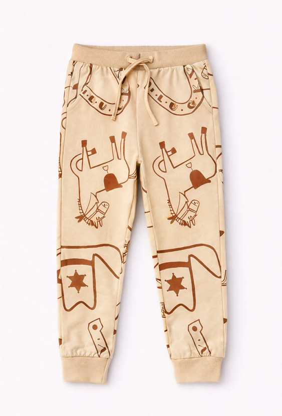 Spodnie dresowe chłopięce z nadrukiem