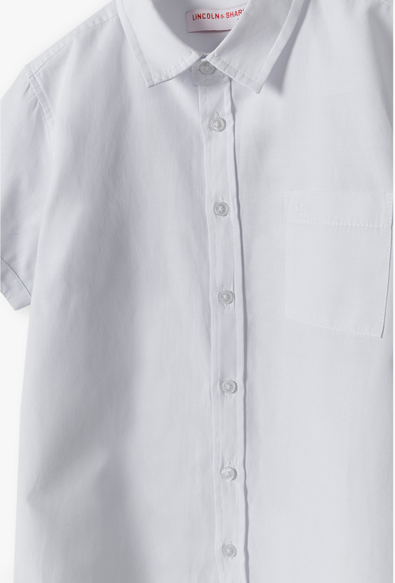 Koszula chłopięca z krótkim rękawem