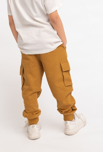 Spodnie dresowe cargo dla chłopca