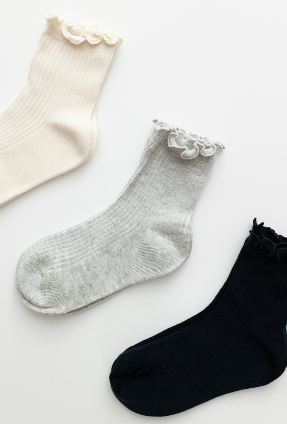 Skarpety dziewczęce 3-pak.