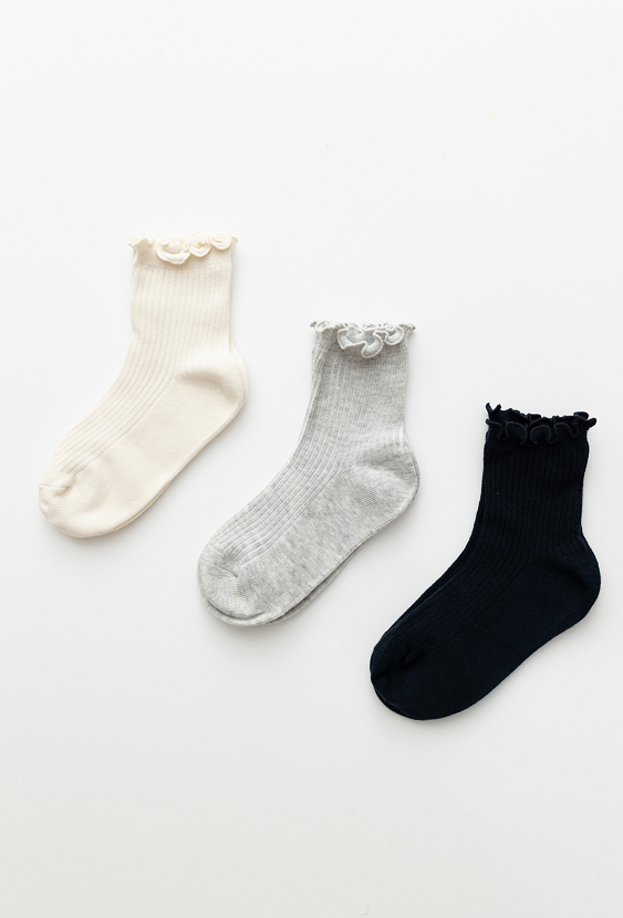Skarpety dziewczęce 3-pak.