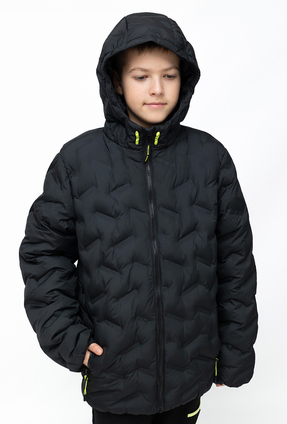 Kurtka przejściowa pikowana dla chłopca