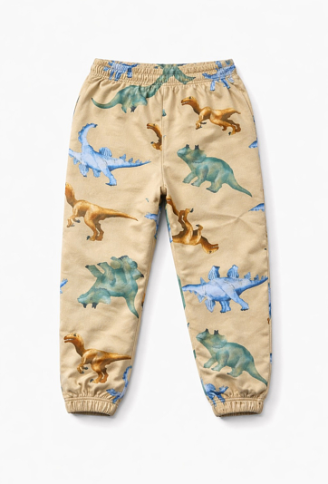 Spodnie dresowe chłopięce - dinozaury