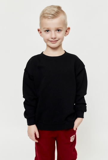 Czarna bluza dresowa bez kaptura - Limited Edition