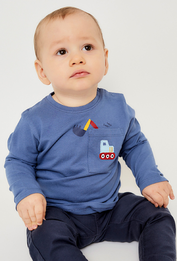 Bluzka z długim rękawem dla niemowlaka - 5.10.15.