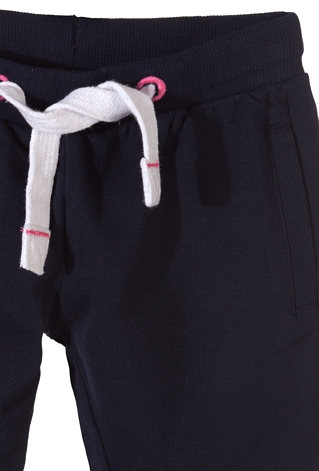 Granatowe spodnie dresowe dla dziewczynki