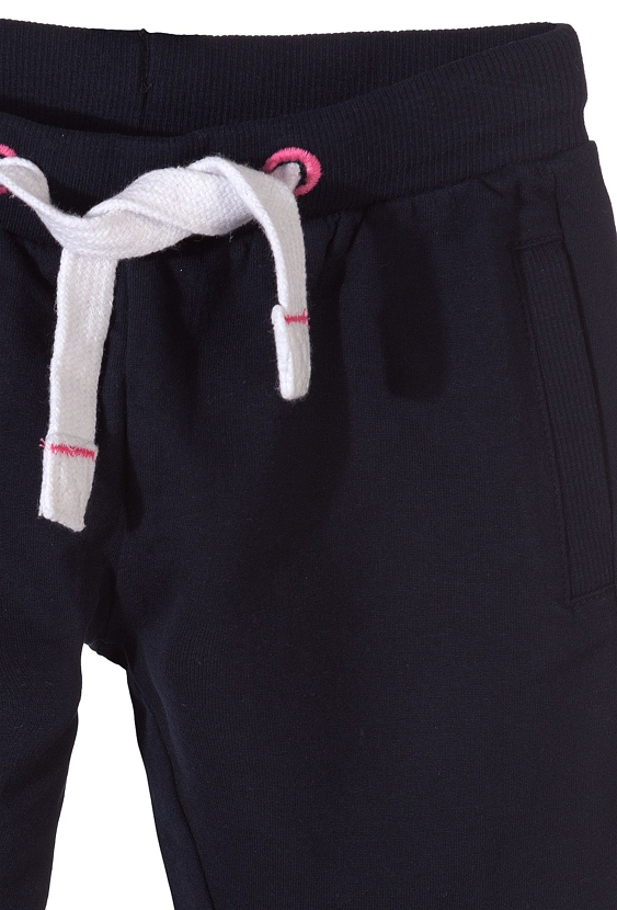 Granatowe spodnie dresowe dla dziewczynki