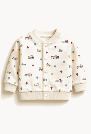 Bluza chłopięca rozpinana na stójce