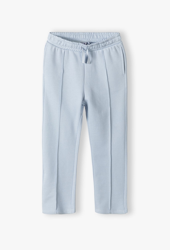 Spodnie dresowe dla dziewczynki - niebieskie- limited edition