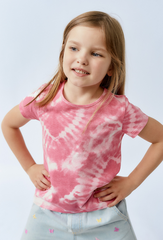 Bawełniana koszulka tie-dye