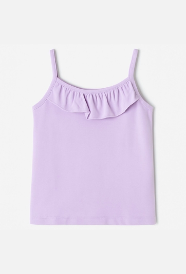 Koszulka na ramiączkach z falbanką